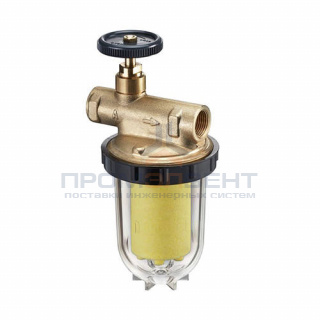 Фильтр топливный Oventrop Oilpur E A - 3/8" (ВР/ВР, с сетчатым патроном 100-150 μm)