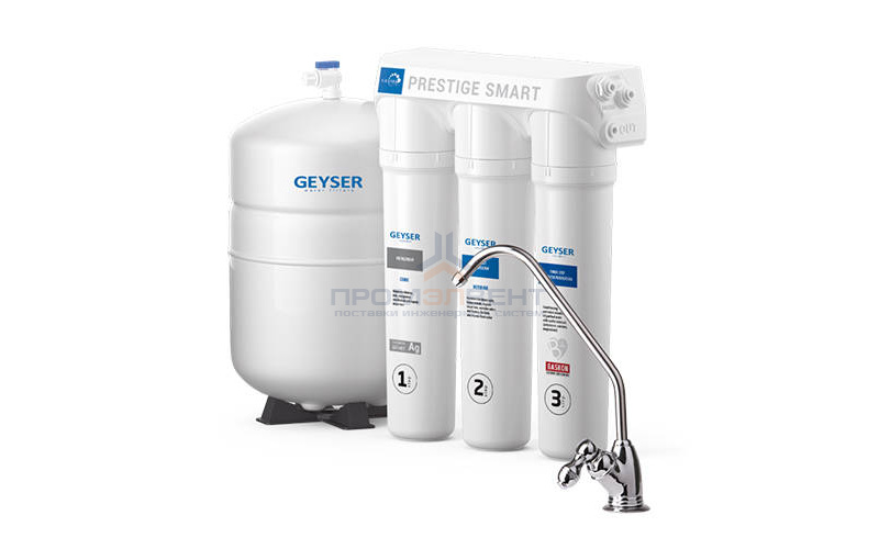 Система обратного осмоса ГЕЙЗЕР Престиж Смарт (с баком 12 л.)
