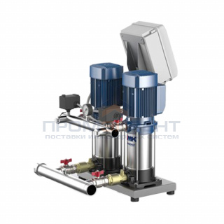 Насосная станция Pedrollo COMBIPRESS CB2-MK 5/4-N - 2x1.1кВт(3x230/400 В,Qmax 240л/мин,Hmax 55м)