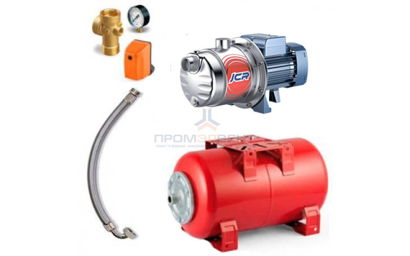 Насосная станция Pedrollo HYDROFRESH JCRm 1C-24 CL - 0,37кВт (Qmax 60 л/мин, 1x230В, с/х)