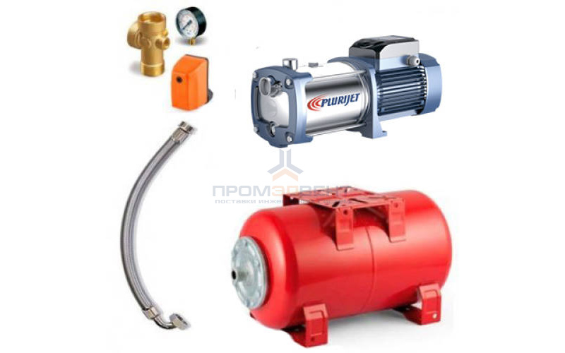 Насосная станция Pedrollo HYDROFRESH PLURIJETm 3/130-N-50CL - 1,10 кВт (Qmax 80 л/мин, с/х)