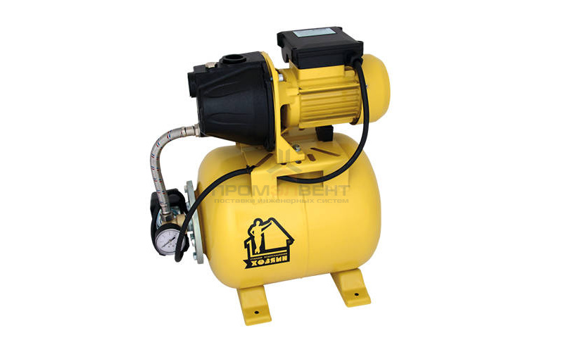 Насосная станция Хозяин НЧ-1200 - 1,2 кВт (однофазный, Hmax 50м, Qmax 68 л/мин)