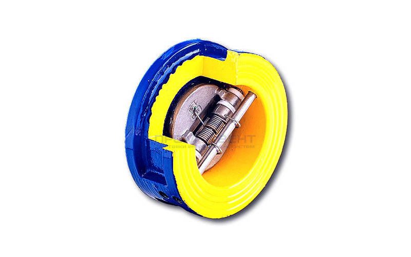 Клапан обратный дисковый Zetkama 407 A - Ду50 (ф/ф, PN16 Tmax 100°C, исполнение №54)