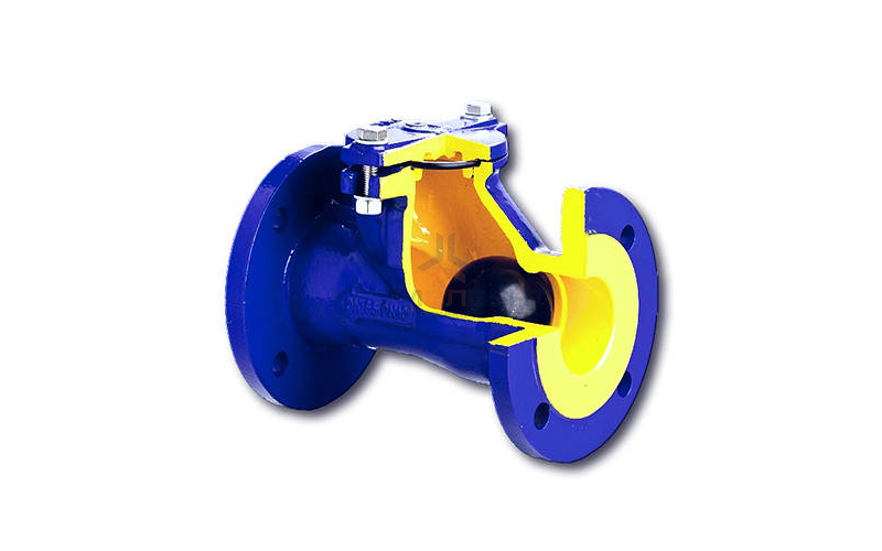 Клапан обратный шаровой Zetkama 400 D - Ду150 (ф/ф, PN16, Tmax 70°C, исполнение №55)