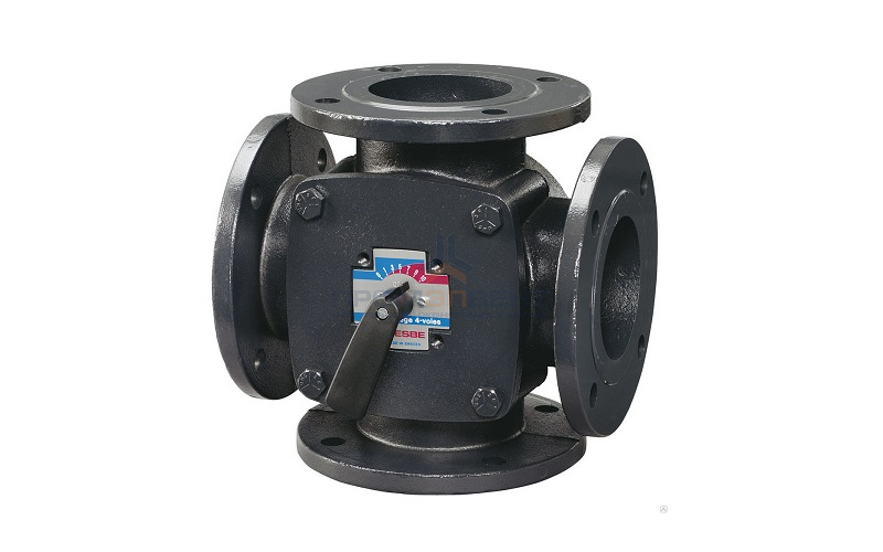 Клапан термостатический смесительный ESBE 4F - Ду32 (фланцевое соединение, PN6, 110°C, KVS 28)