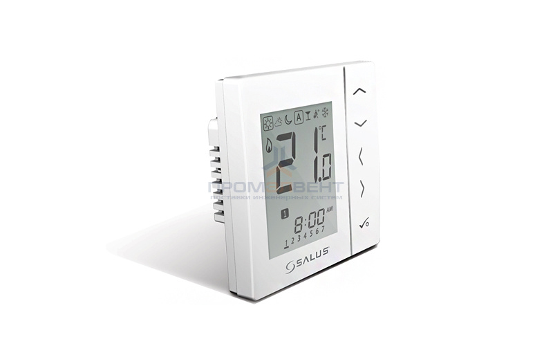 Термостат комнатный SALUS Controls EXPERT NSB - VS30W (встраиваемый, регулировка 5-35°C, 230В)