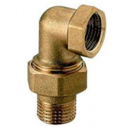Сгон угловой с плоской прокладкой ITAP 152 - 3/4" (НР/ВР, Tmax 120°C, Tmin -20°C, латунный)