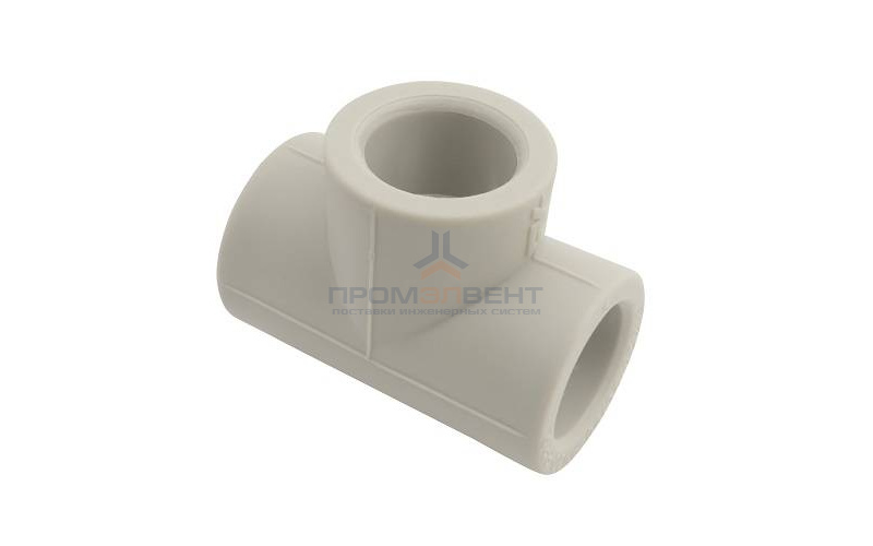 Тройник FV-Plast - 40 (для полипропиленовых труб под пайку, цвет серый)