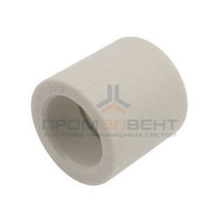 Муфта FV-Plast - 40 (для полипропиленовых труб под пайку, цвет серый)