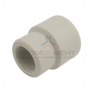 Муфта FV-Plast - 63 x 40 (под пайку внутренняя/наружная для полипропиленовых труб, цвет серый)