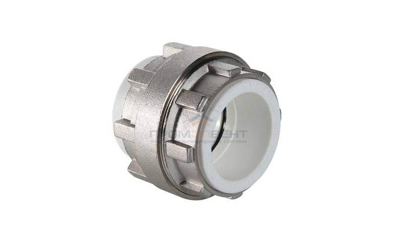 Муфта разъемная VALTEC VTp.763 - 63 (для полипропиленовых труб под пайку, цвет белый)