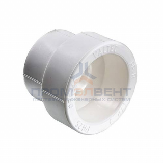Муфта редукционная VALTEC VTp.705 - 50 x 20 (для полипропиленовых труб под пайку, цвет белый)
