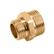 Ниппель латунный резьбовой переходной STOUT - 2" x 1"1/4