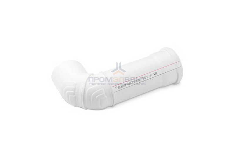 Отвод 45° с удлинением для манжеты REHAU RAUPIANO PLUS - 110 (для системы внутренней канализации)