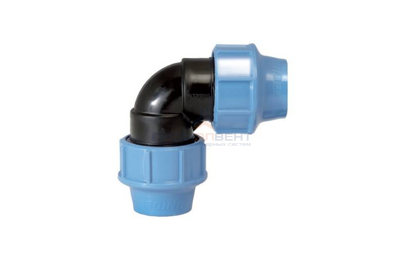 Отвод 90° UNIDELTA 1006 - 32 (винтовой, для труб ПНД)