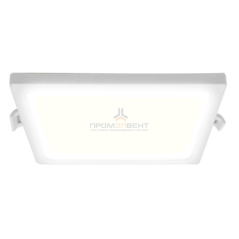 06-25 Светодиодная панель встраиваемая квадр. 220В, 8Вт, CRI:80Ra, 640Лм, 95*75мм,  алюминиевый корпус, изолированный драйвер, 2700К