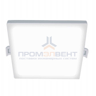 06-58 Светодиодная панель встраиваемая квадр. 220В, 12Вт, CRI:80Ra, 960Лм, 120*85мм,  алюминиевый корпус, встроенный изолированный драйвер, 6500K