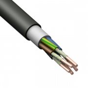 Кабель силовой ВВГнг(А)-FRLSLTХ (180) 5х2,5 ок огнестойкий (Конкорд)