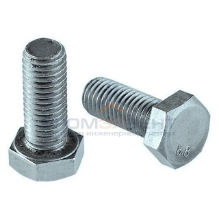 Болт М12х50 с шестигранной головкой оцинкованный DIN933