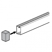 Заглушка 40x16мм Legrand METRA
