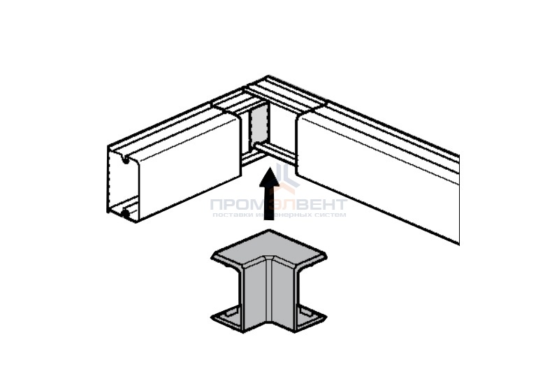 Внутренний угол 15x10мм Legrand METRA
