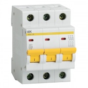 Автоматический выключатель ВА47-29 3Р 16А 4,5кА характеристика В ИЭК (автомат)