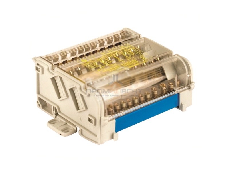 Блок распределительный на DIN рейку DKC 4р 125А, 7х6мм 2х7,5мм 2x9мм.