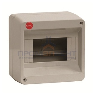 Щиток настен. без дверцы   8мод., IP40, серый, с усил. клеммн.блоком в компл. 1х87308