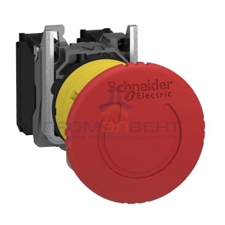 Кнопка аварийной остановки Schneider Electric XB4BS8442 с возвратом поворотом